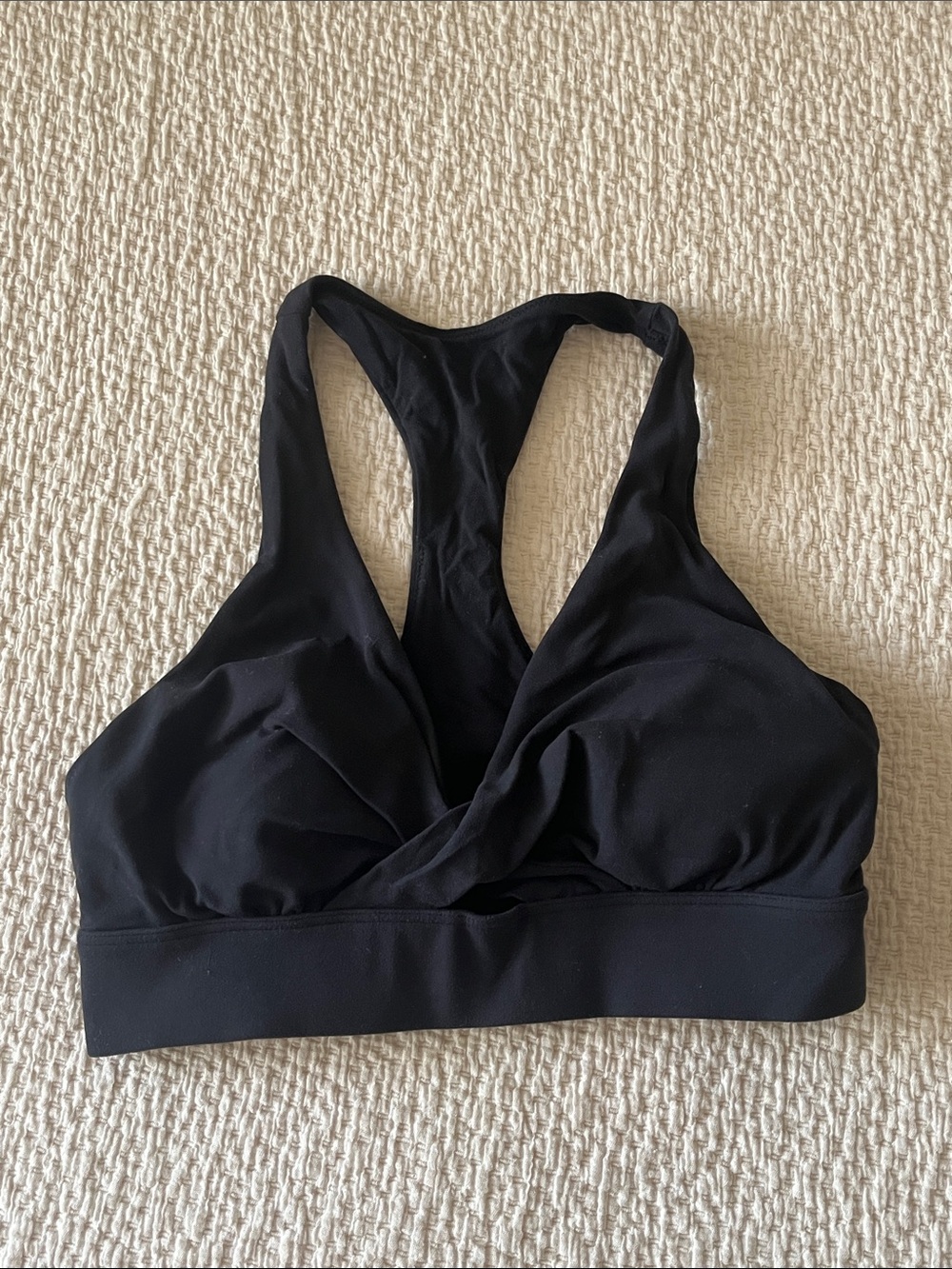 lululemon athletica Black Racerback Nursing Sports Bra